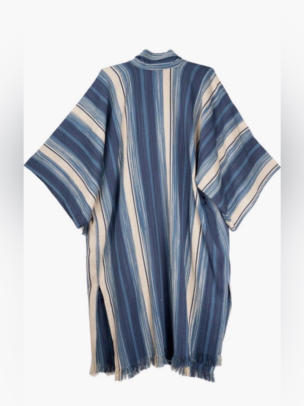 SAACHI Striped Fringe Trim Duster_NWOT - Picture 5 of 5